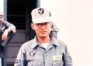 Frederick W Sablan University and USAF Enlisted