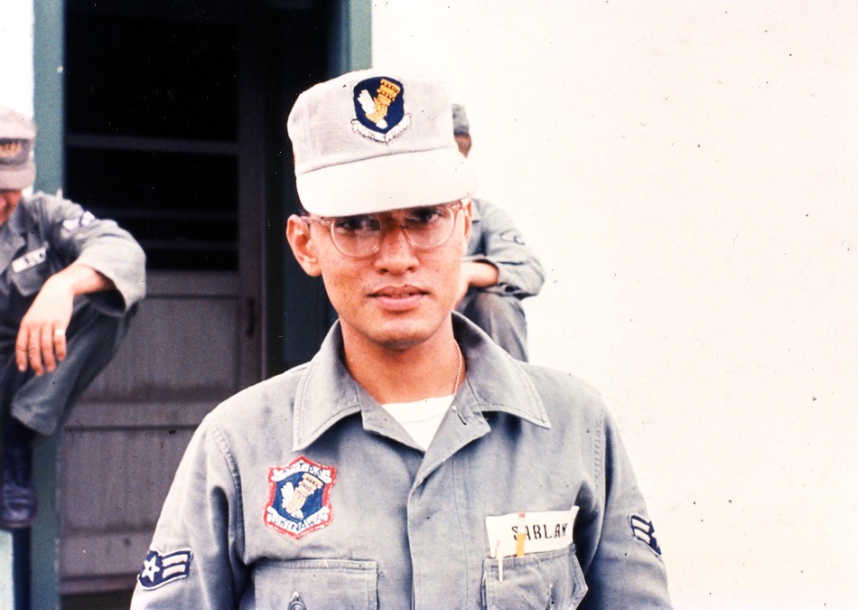Frederick W Sablan University and USAF Enlisted